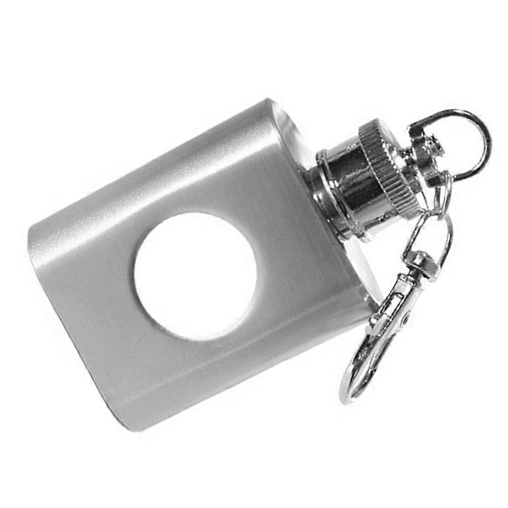 Metal Flask Portable with Key Chain for Decoration 1Oz