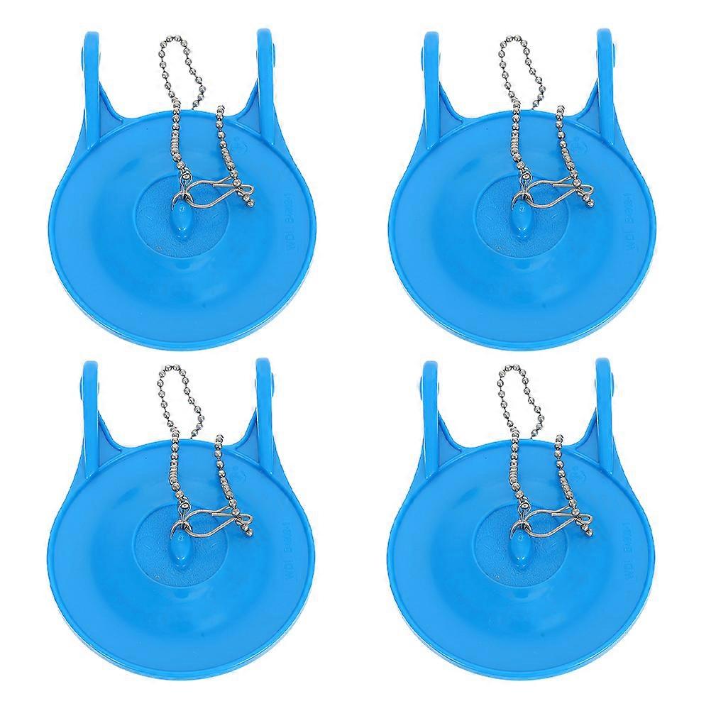 4Pcs Toilet Flapper Replacement Kit for Standard Toilets with Universal Fit