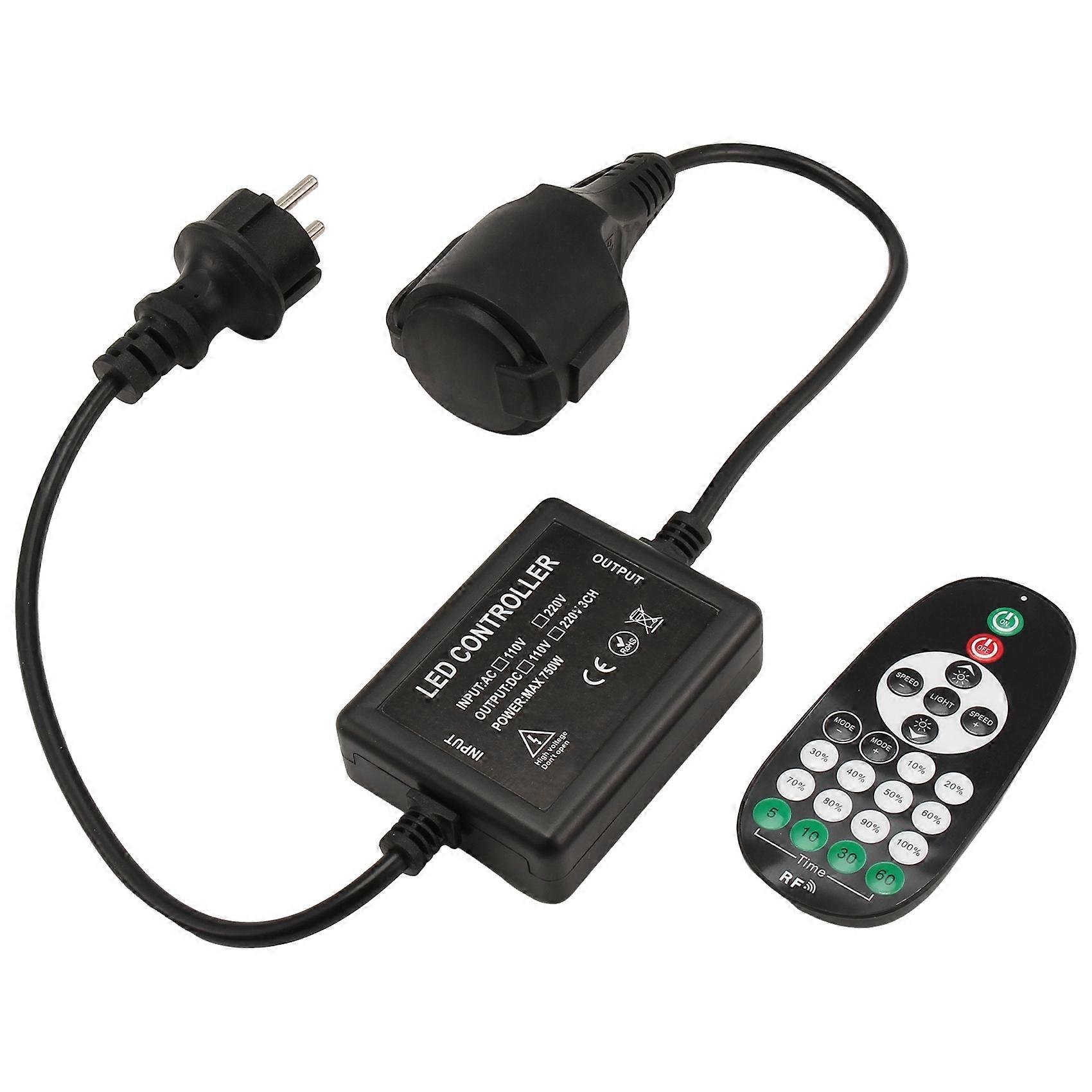 750W LED Dimmable Controller AC 220V Dimming 23Keys Remote Kit for LED Strip Bulbs String Christmas Party EU PLUG