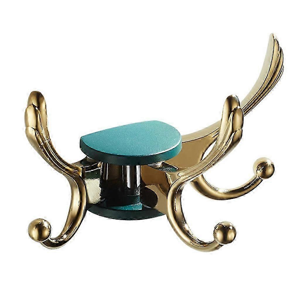 Wall Mounted Aluminum Alloy Hanging Hook Rotated Hooks Drilling Bracket