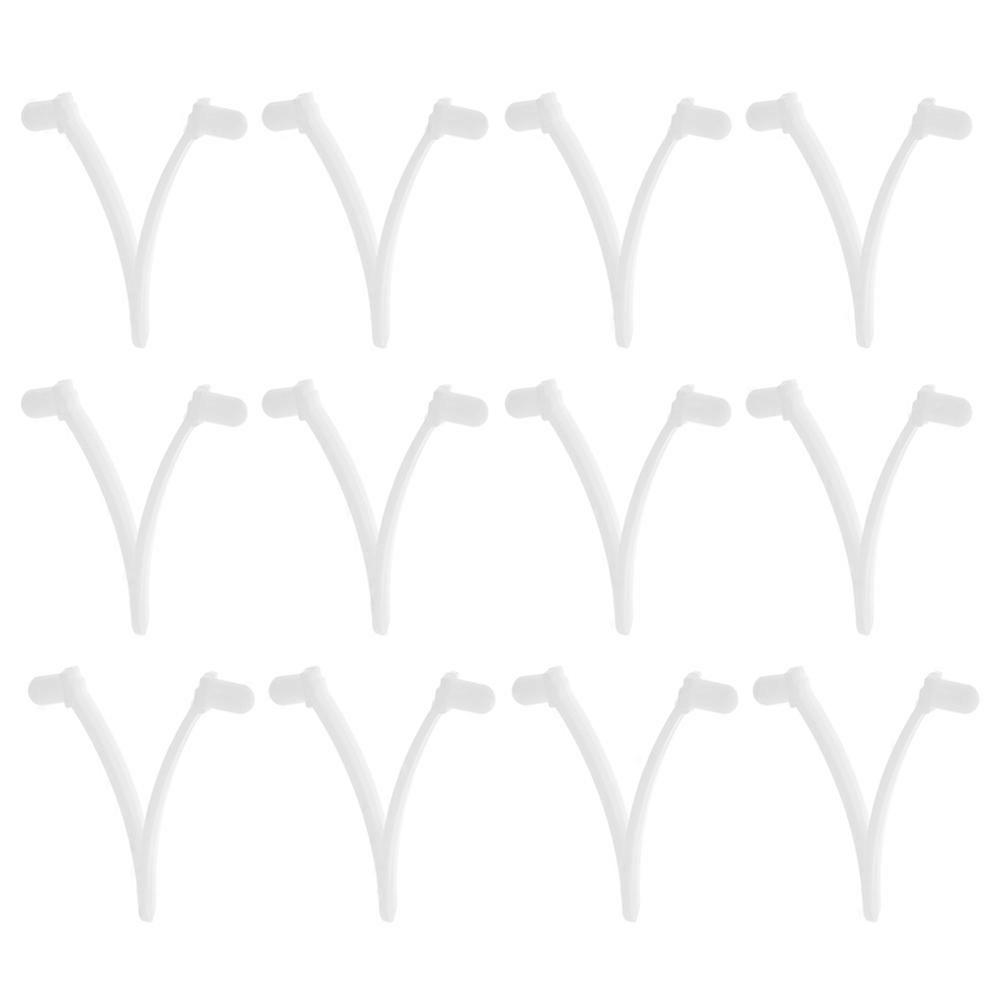 Pool Skimmer Pole Clips Plastic V Clips Replacement 20Pcs