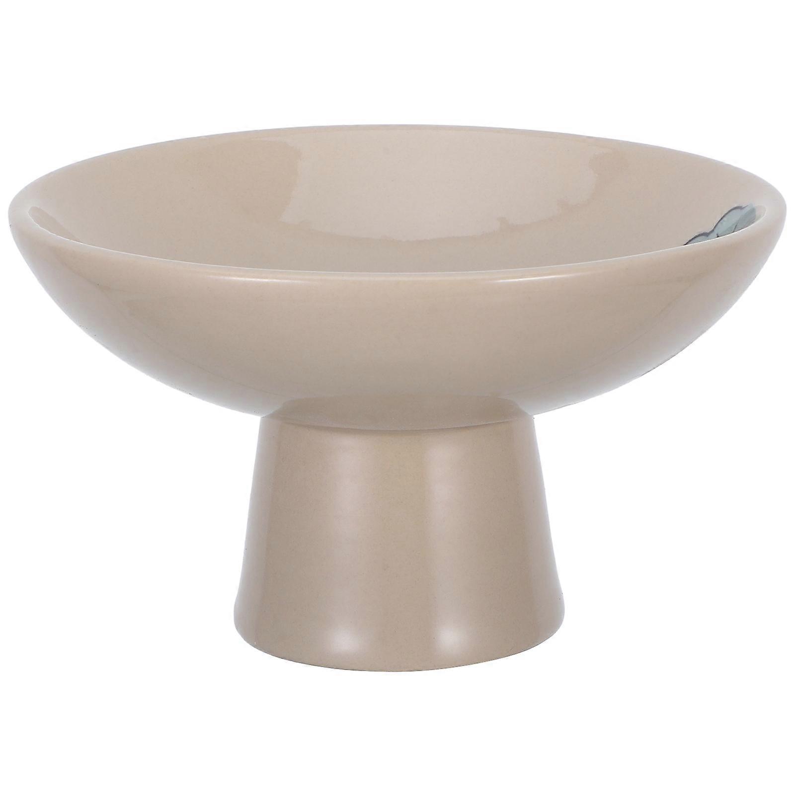 Ceramic Fruit Plate Fruit Holder for Kitchen Use Multi-Color Tray