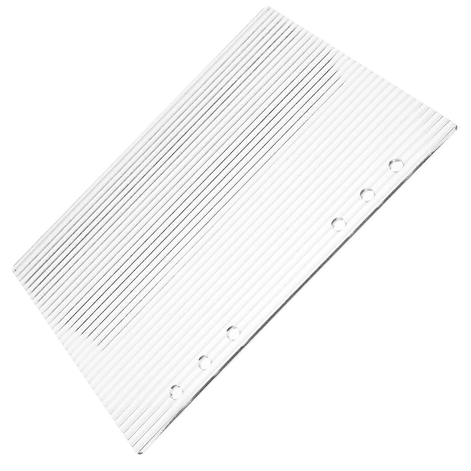 Acrylic Binder Cover with Transparent Shell for Office Use Notebook Planner A5 Size