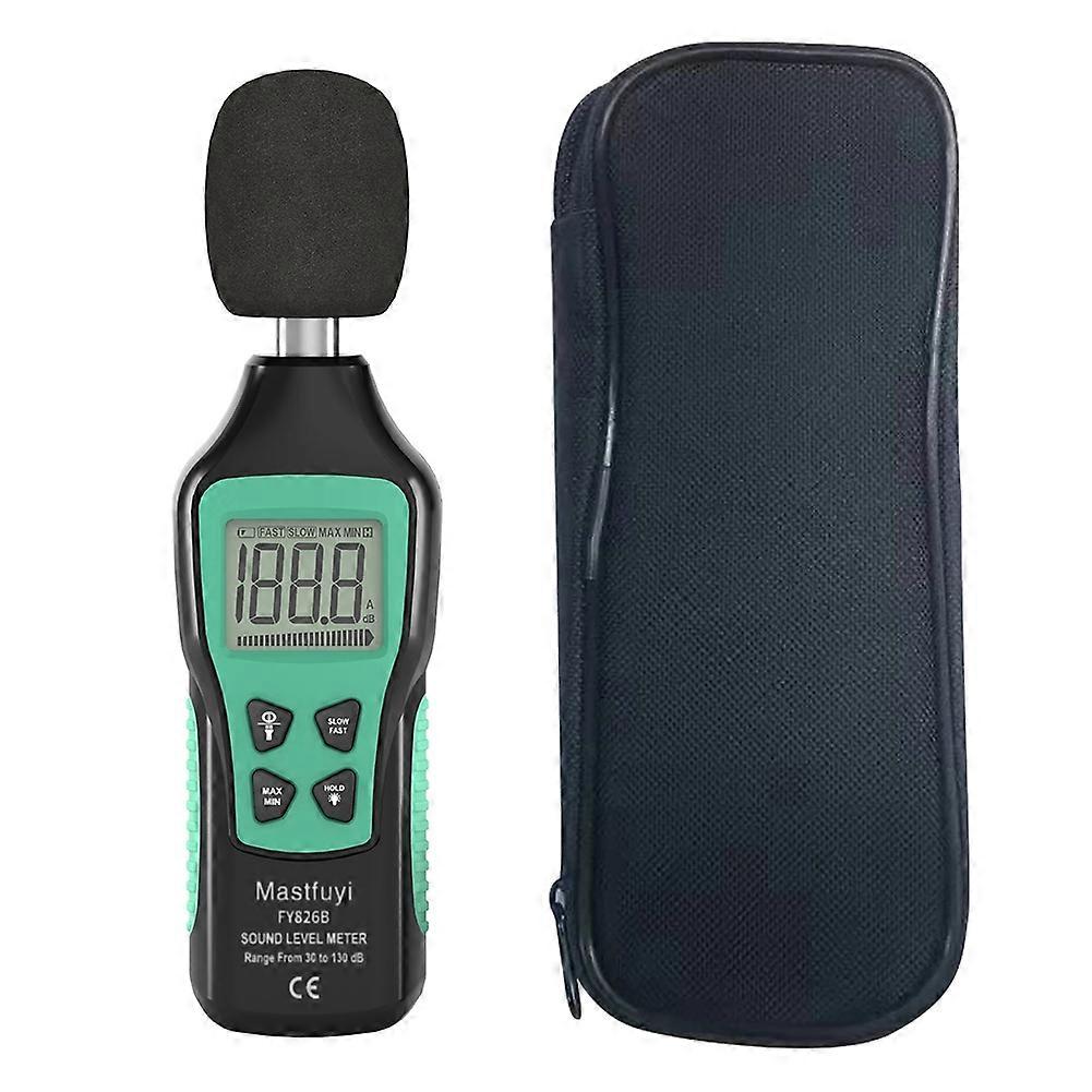 MASTFUYI Digital Noise Meter Sound Level Meter Handheld DB Meter A-Weighted 30-130dB Audio Measuring Decibel Monitor