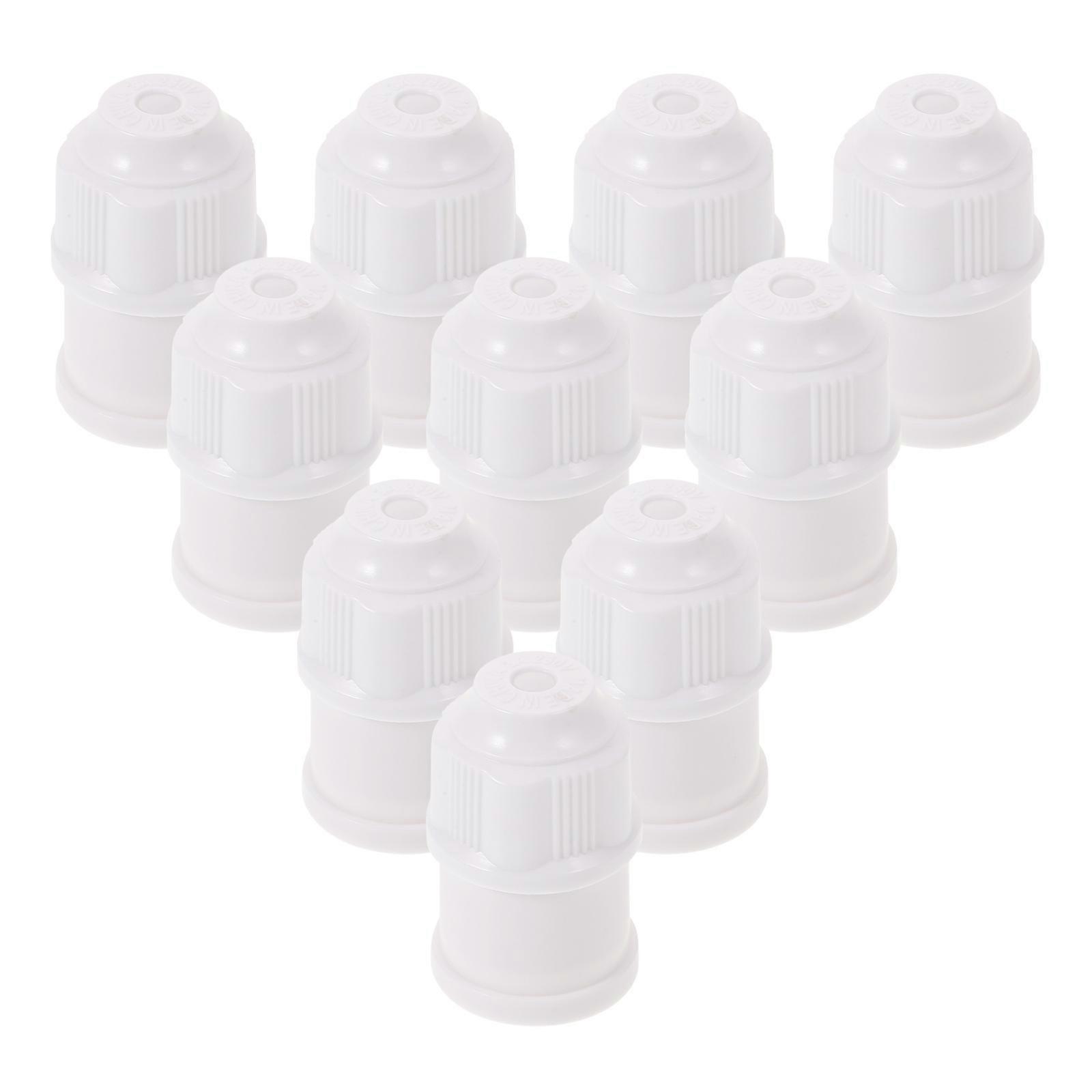 Pendant Light Socket Lamp Socket for Lamp Repair 50Pcs Set White