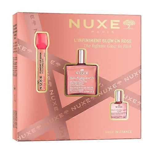 Glow in pink christmas gift pack 50 ml + 10 ml + 8 ml