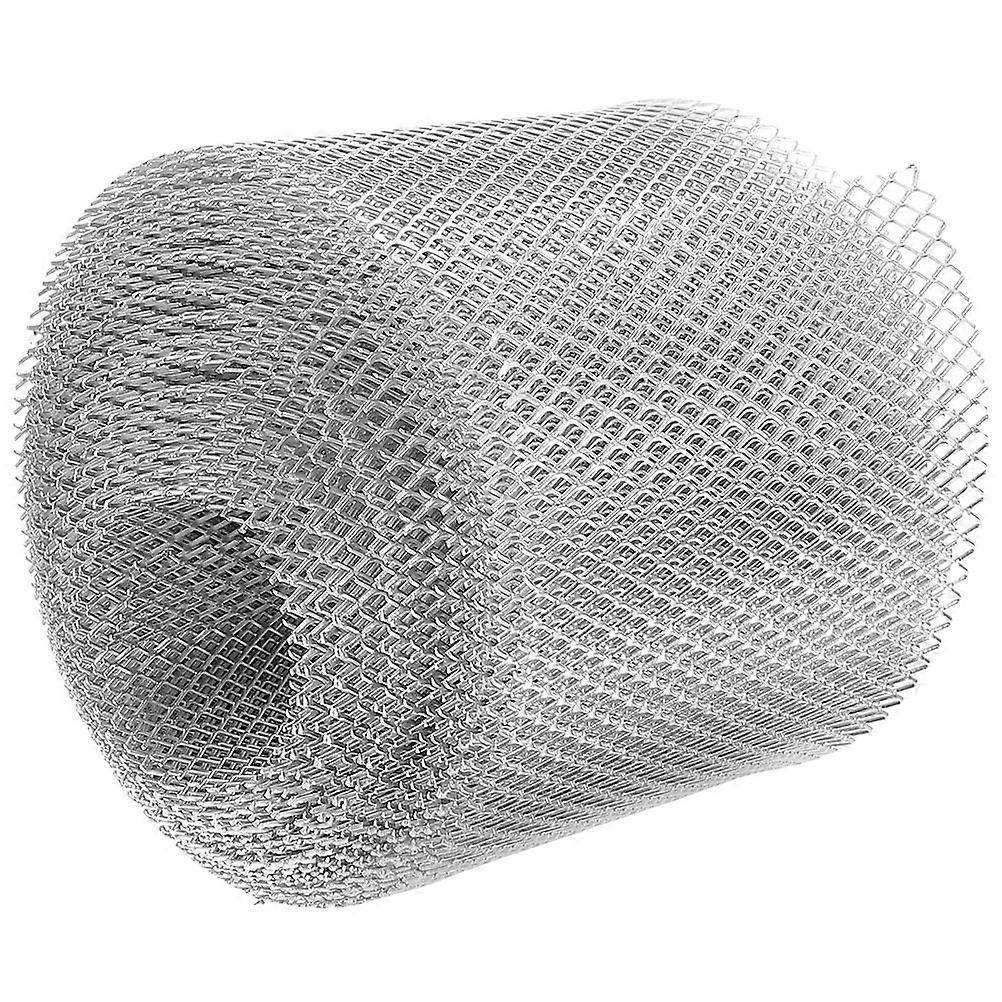 Silver Gutter Mesh Screen for Leaf Guard Protection 1 Roll DIY Use