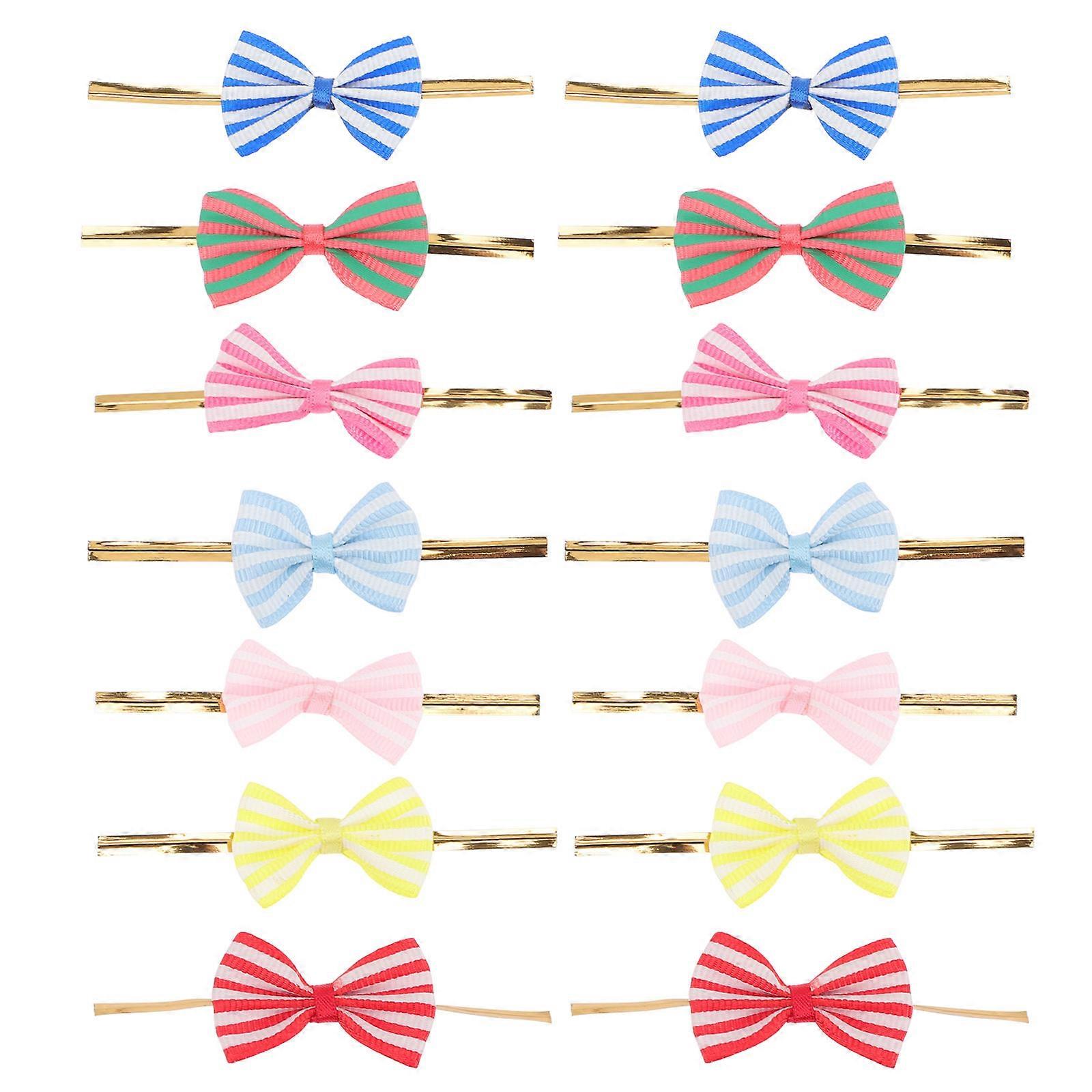 Lollipop Sealing Bows Polyester Baking Sealing Bows with 70Pcs