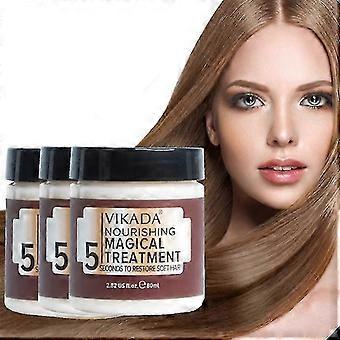2025 1-3pcs Vikada Nourishing Magical Treatment - 5 Seconds To Restore Soft Hair Mask