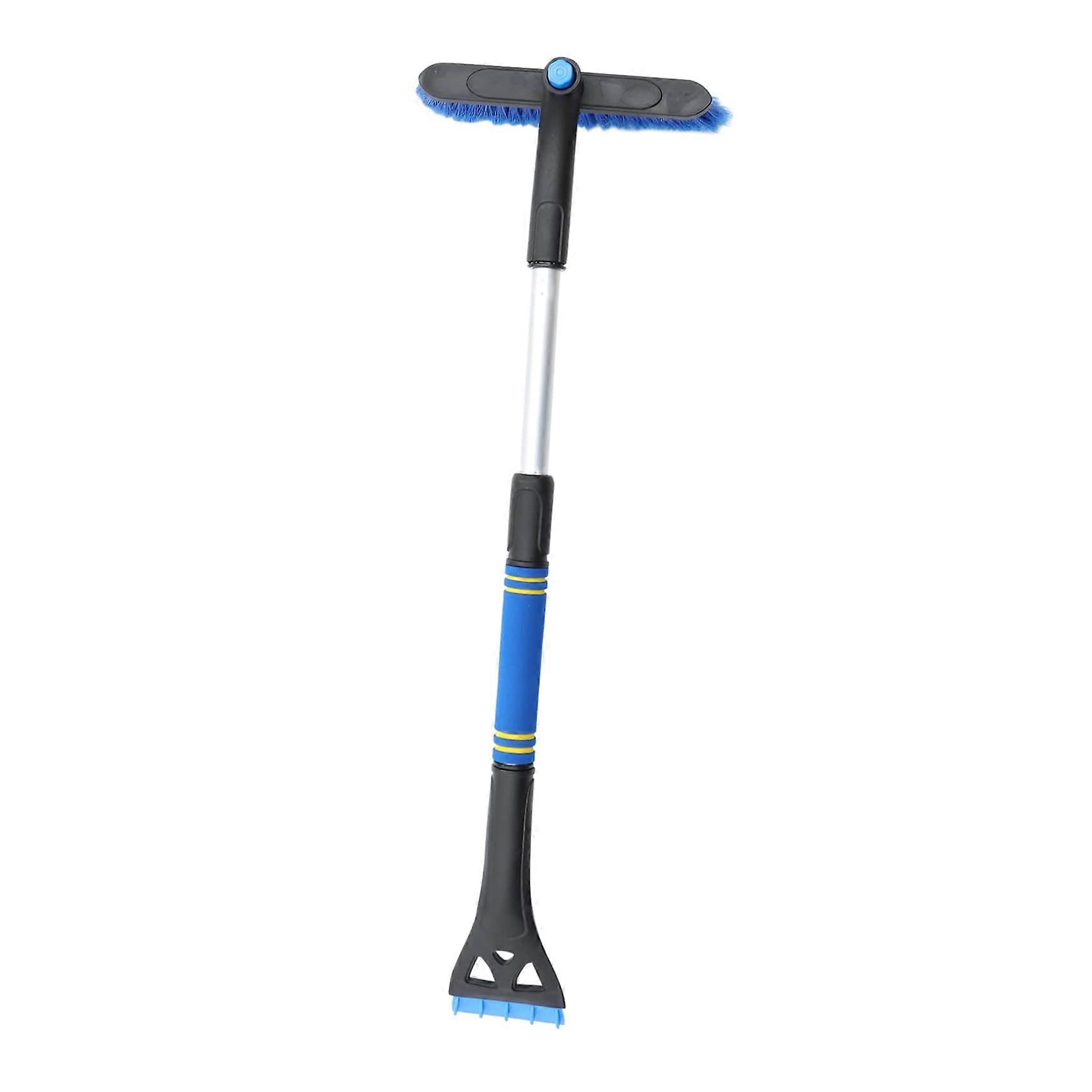 Adjustable Telescopic Car Snow Brush with Ice Scraper for Windshield and Windows Winter Use