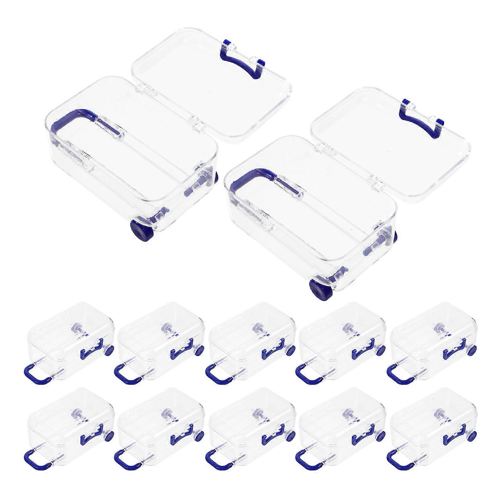 Mini Suitcase Box Gift Boxes for Storage 12Pcs