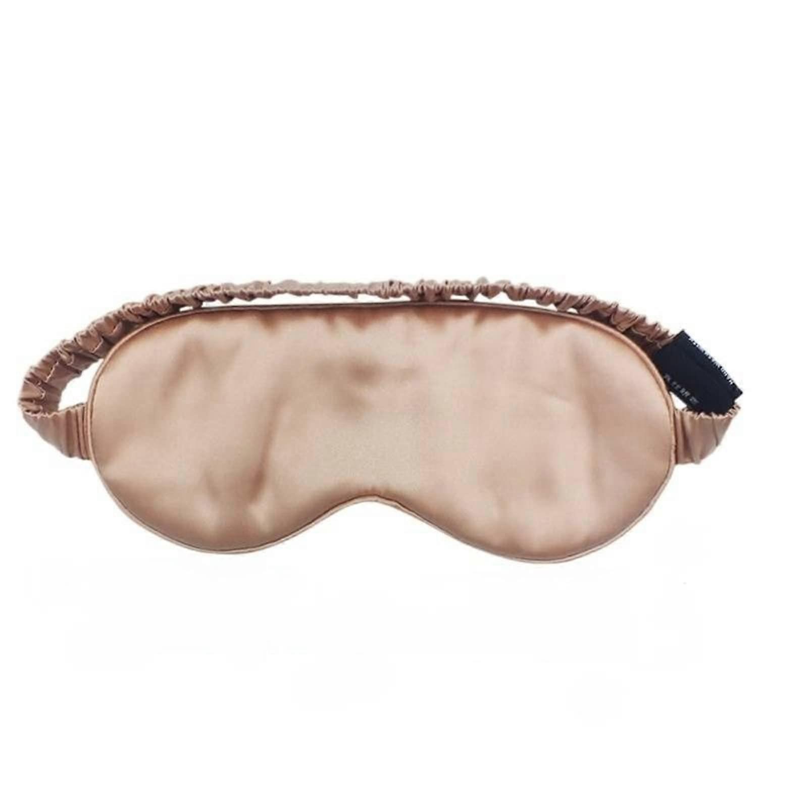 Silk Sleep Mask with Adjustable Elastic Strap for Effective Light Blocking and Soft Comfort
