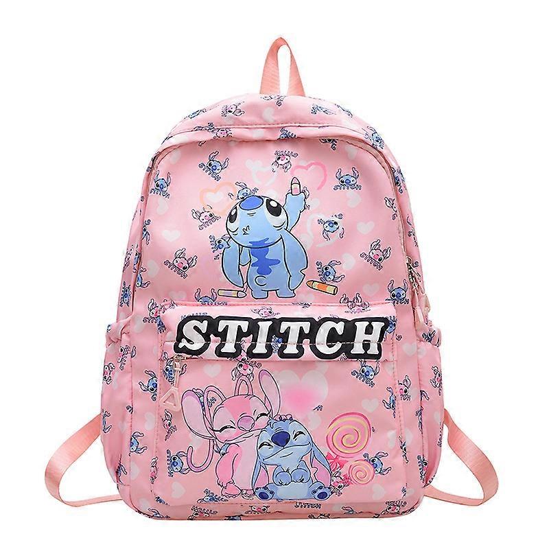 Disney Stitch New Kindergarten Mickey Mouse Kids Backpack Cartoon Anime Kids Student Schoolbag Men's Women's Lightweight Handbag