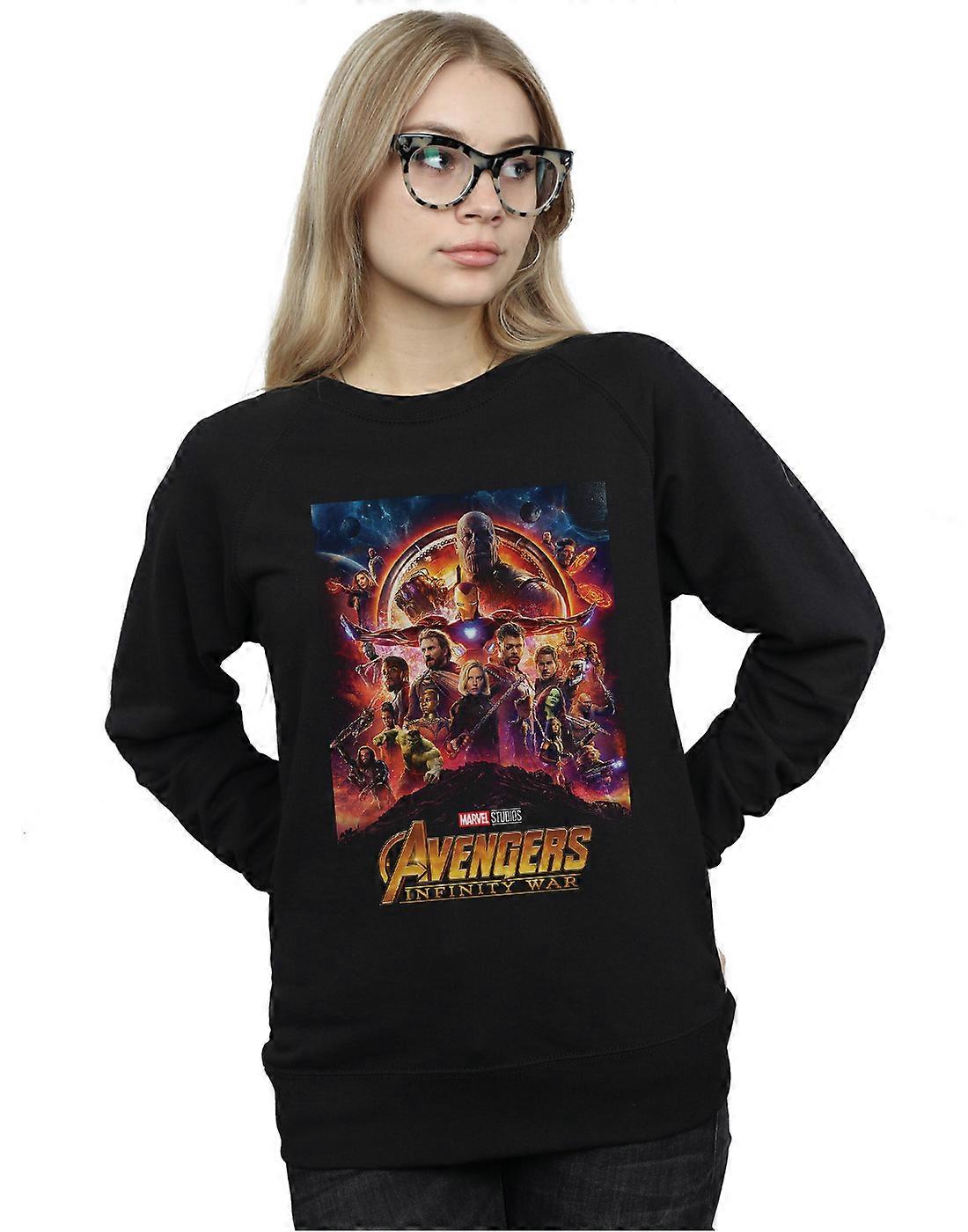 Marvel Women's Avengers Infinity War Poster Sweatshirt