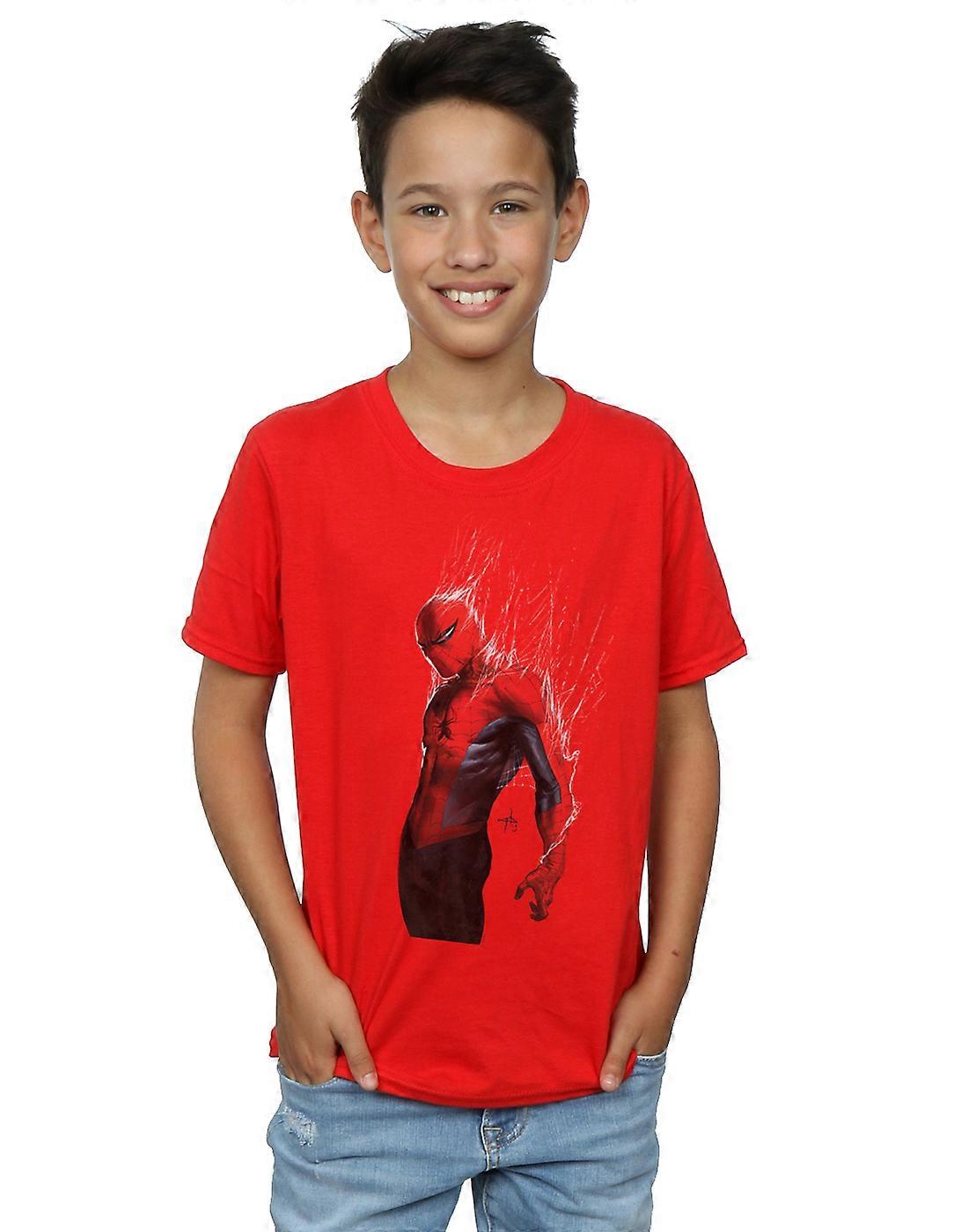 마블 보이즈 스파이더맨 웹 랩 티셔츠