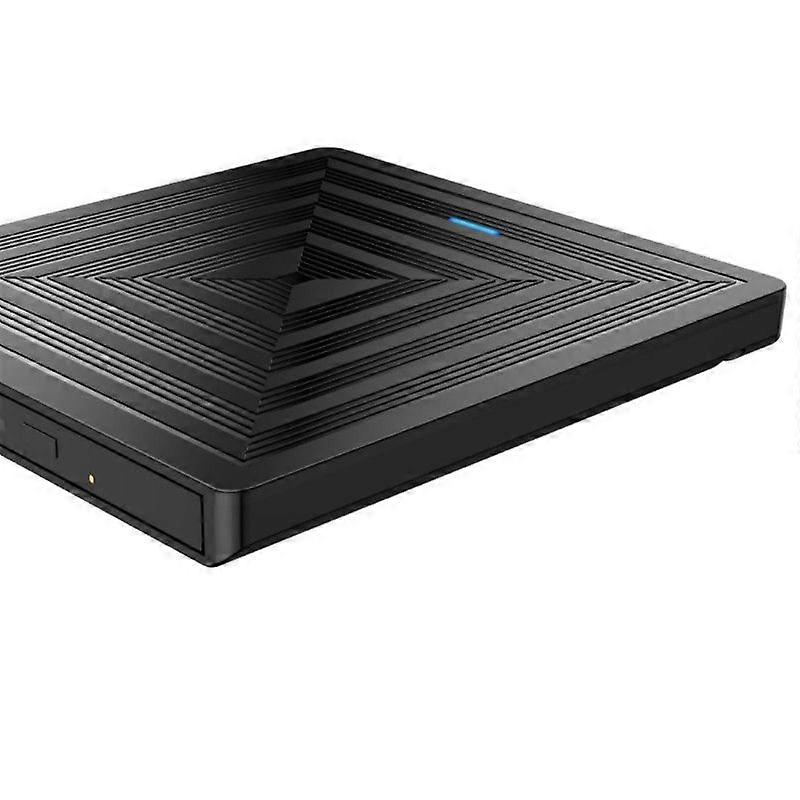 Multifunctional External DVD Drive - USB Portable DVD Burner for Laptops