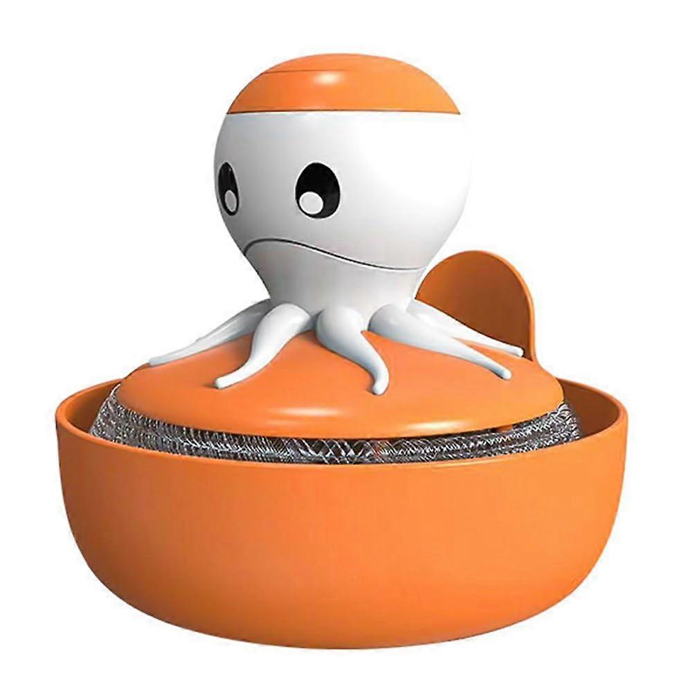 Stainless Steel Scrubber with Interchangeable Kitchen Cup Brush, Heavy Duty RustResistant Cleaning Tools