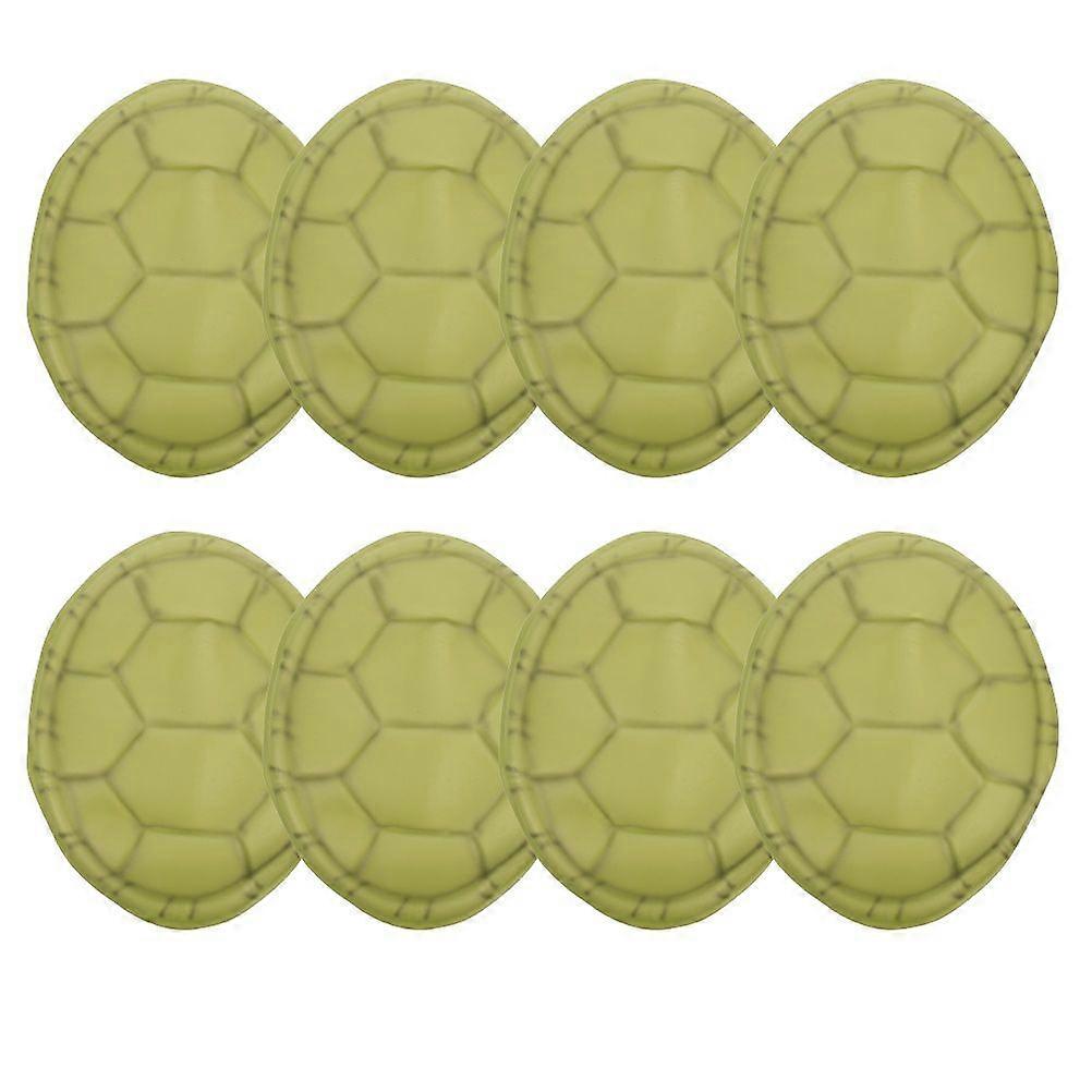 8pcs Cosplay Turtle Backing Shell Prop Halloween Turtle Costume Accessory Turtle Cosplay Shell