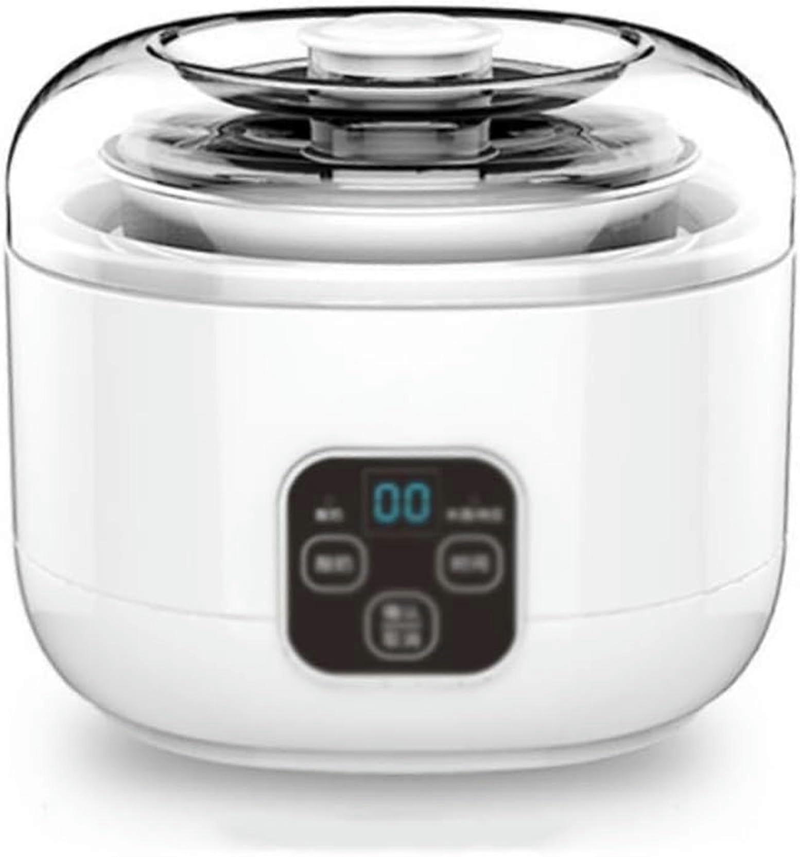 Yogurt Maker 1L Stainless Steel with Fully Automatic Multi Fermentation Modes for Home Natto