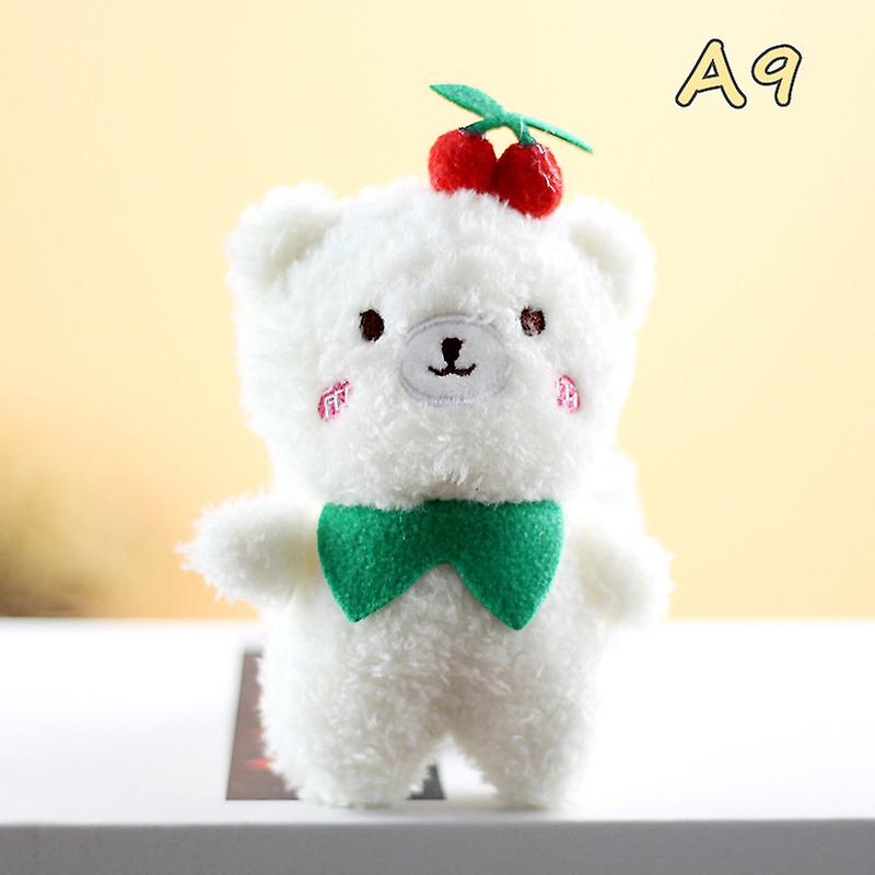 Cute Plush Cherry Bear Rabbit Plush Toy Girl Backpack Pendant Keychain