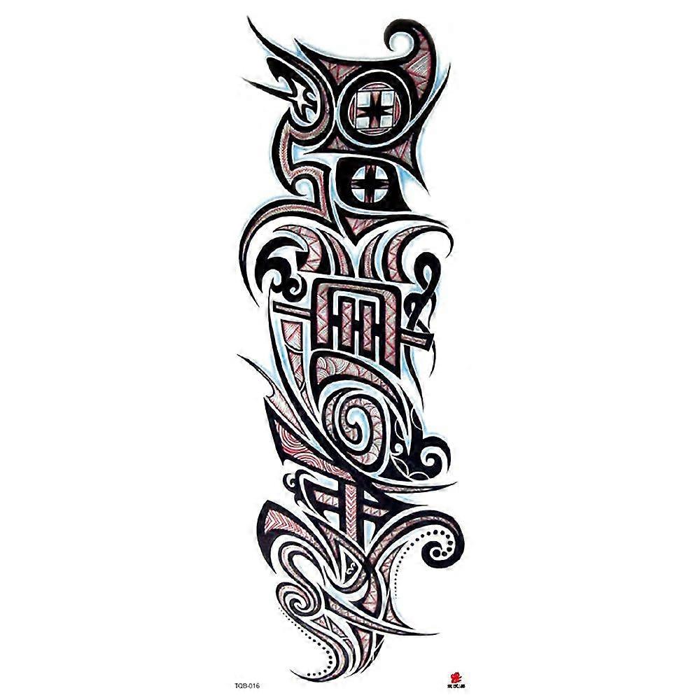 Full Arm Waterproof Temporary Tattoo Sticker Large Coverage Easy Removal for Skin