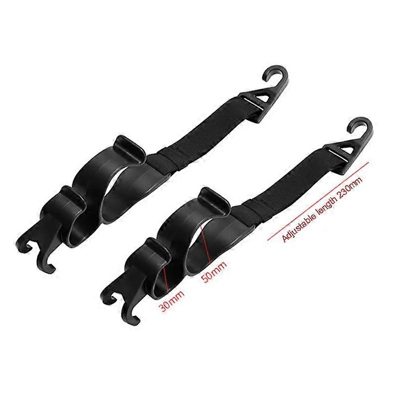 2pcs Car Back Seat Hook Multi-function Rear Seat Headrest Hanging Hook Umbrella Holder Seat Back Storage Hook Auto Interior Tool