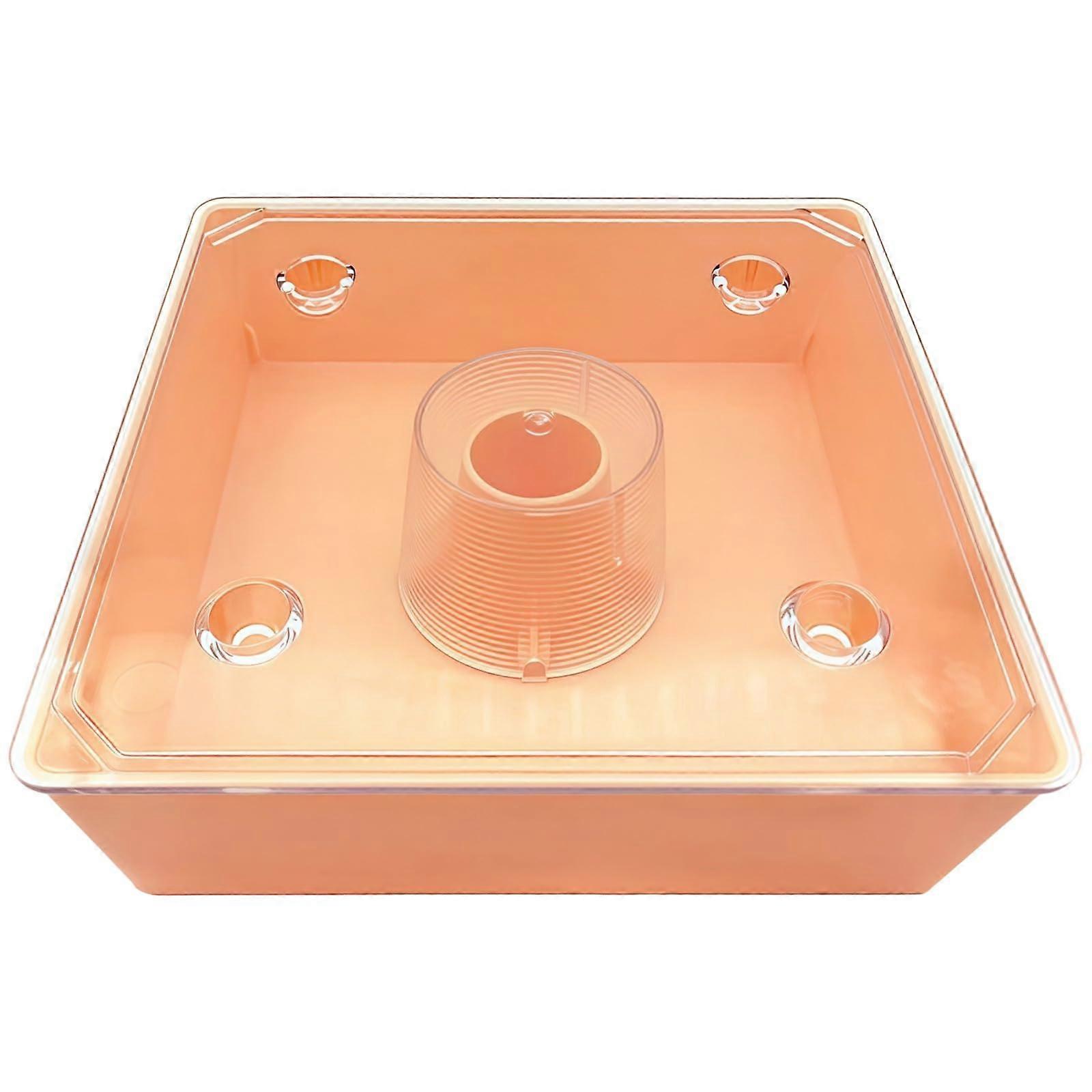 Bee Water Feeder with Adjustable Flow Control, Large Capacity Bee Hive Water Station, Transparent Stand