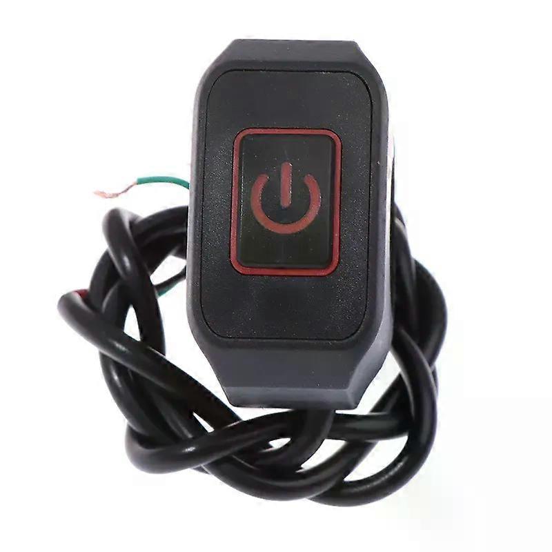 Universal Motorcycle Handlebar Switch Button 12V Button Connector Switch for Electric Star Pressure Waterproof Control Switch