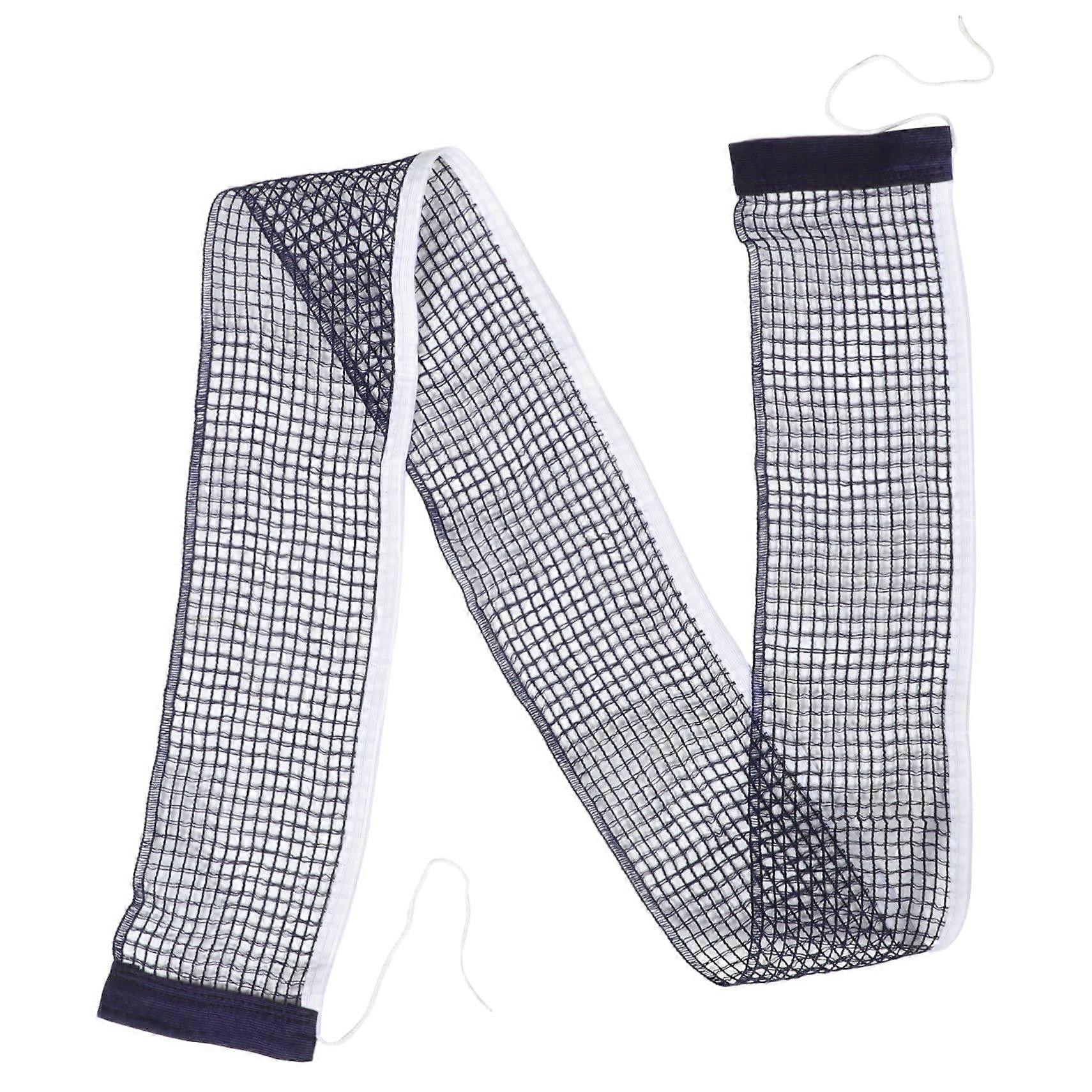 Table Tennis Net Lightweight Cotton Polyester Mesh, Effortless Tool Setup, Foldable Compact Design