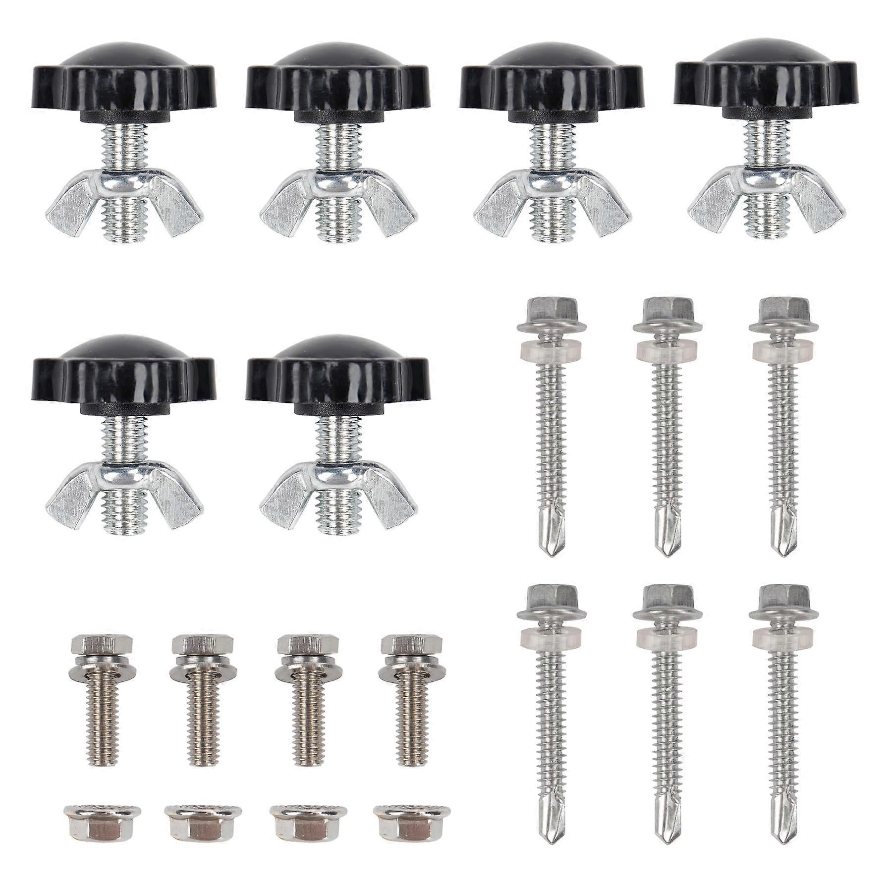 Adjustable Solar Panel Mount Bracket Kit with Precise Tilt Adjustment, Corrosion Resistant Steel for Quick Installation