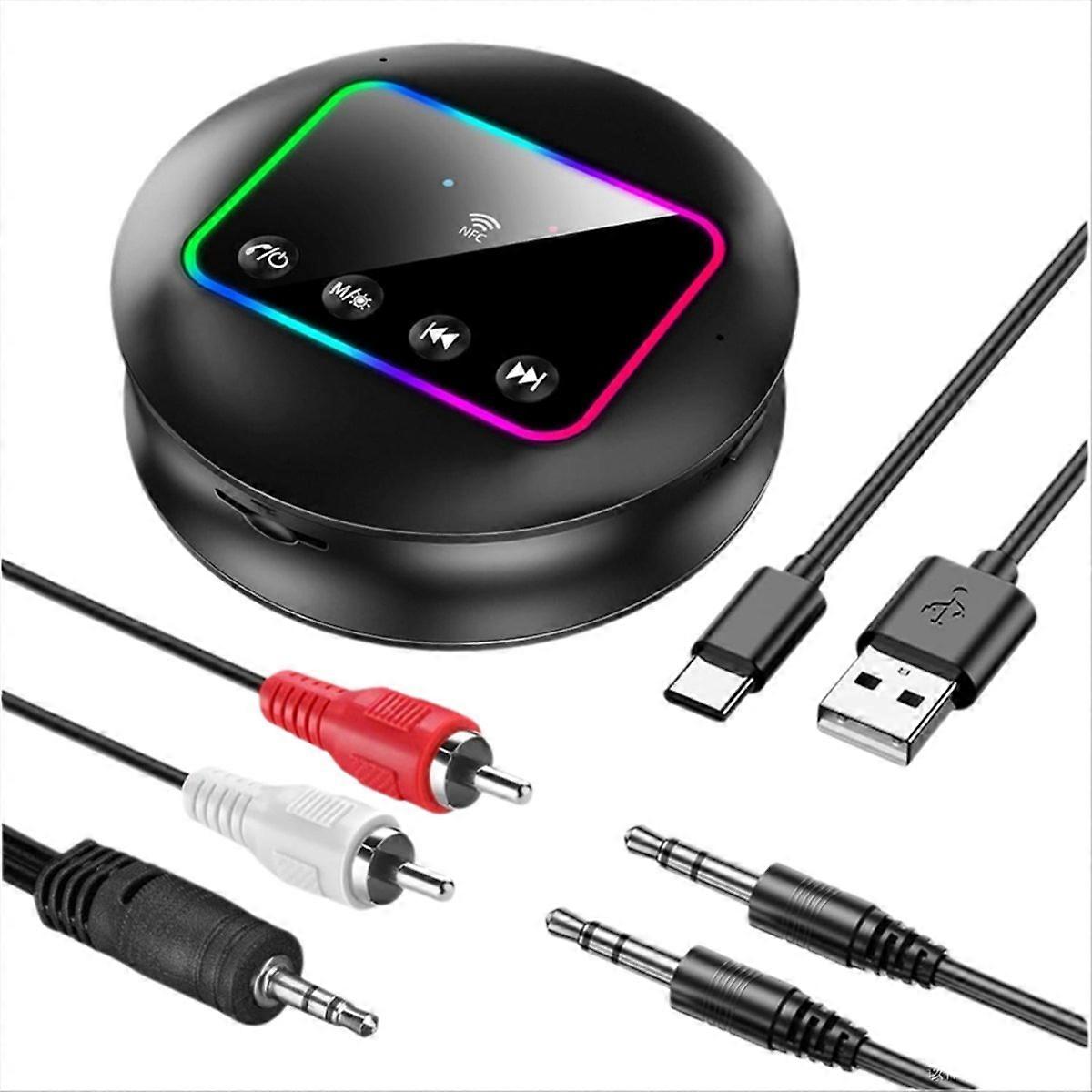 NFC Bluetooth 5.4 Transmitter Receiver,Bluetooth RCA Audio Adapter