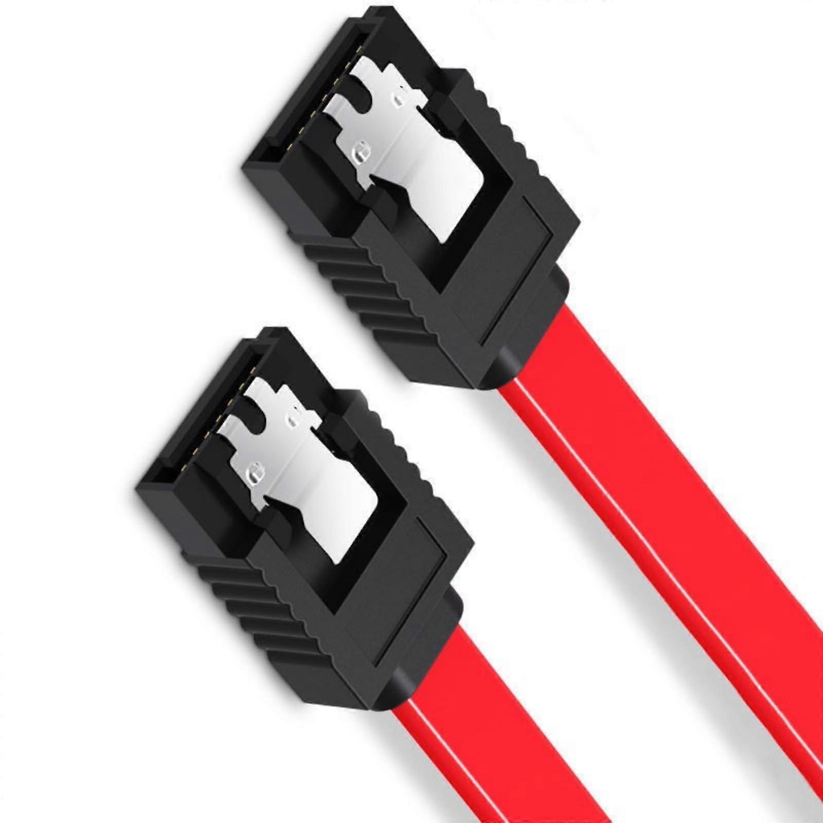 SATA III 7Pin Right Angle Cable 6Gbps Speed Data Transfer with Secure Locking Connectors for SSD, PC and Server