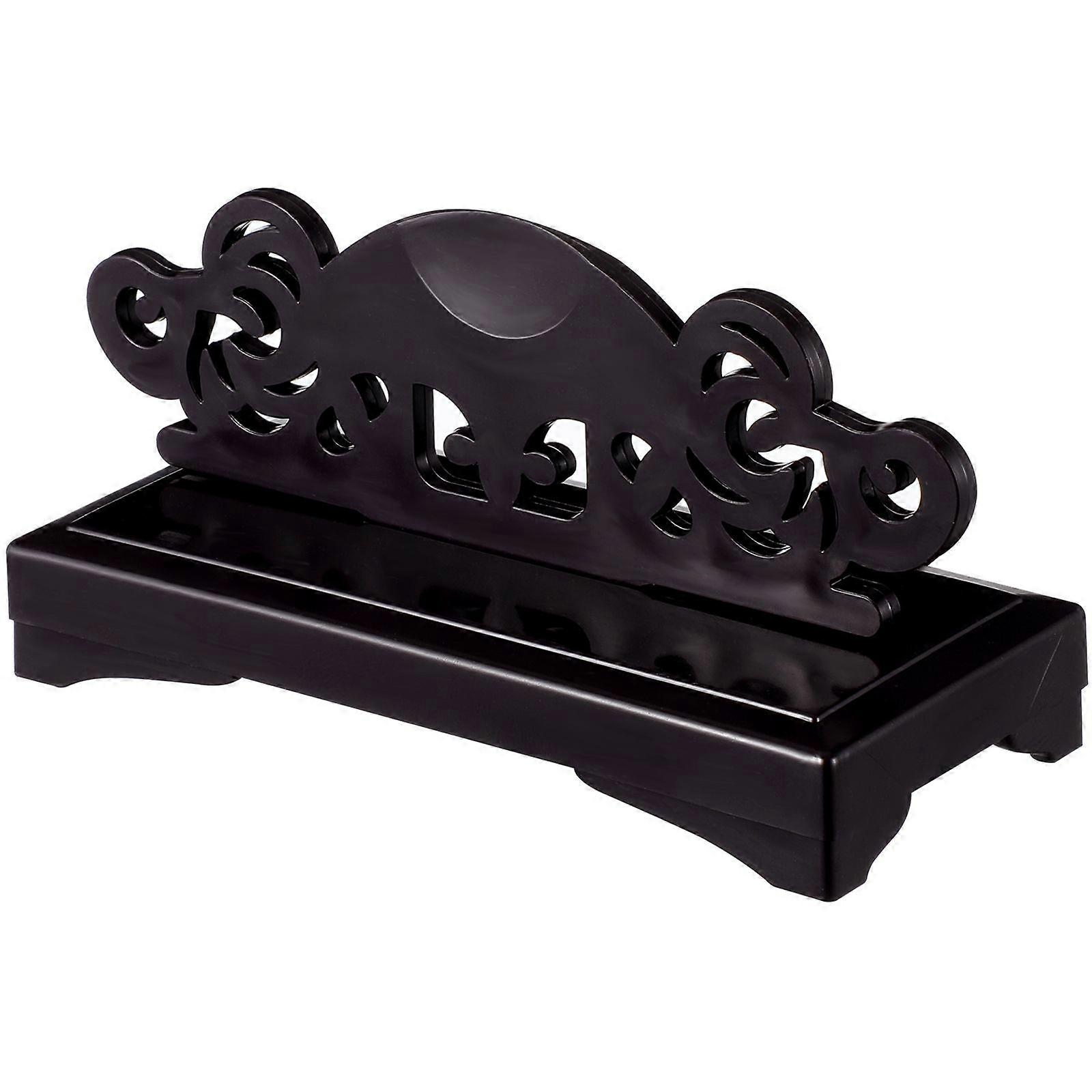 Creative Folding Fan Stand Plastic Round Fan Display Base Decorative Holder