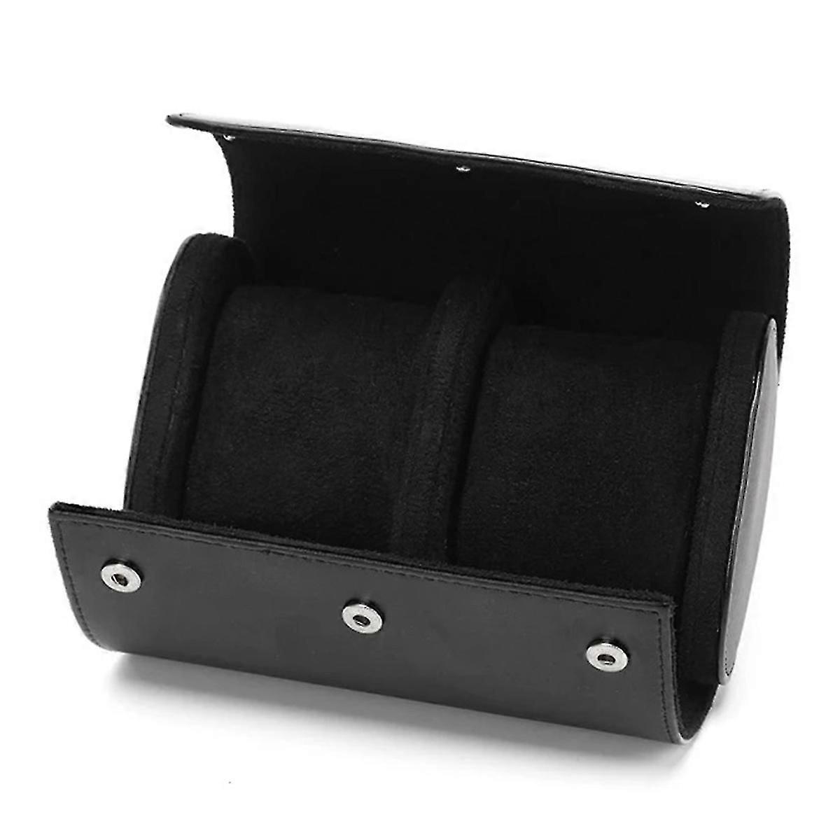 Portable Vintage Leather Watch Display Case Watch Storage Box