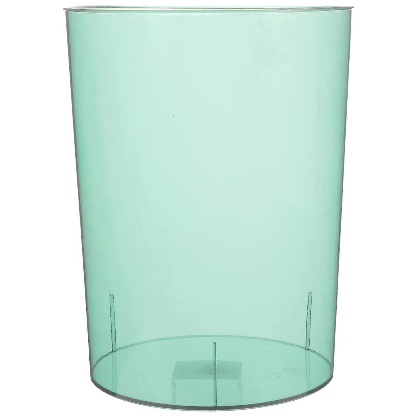 Transparent Trash Can for Home Use 1Pcs Waste Bin Green