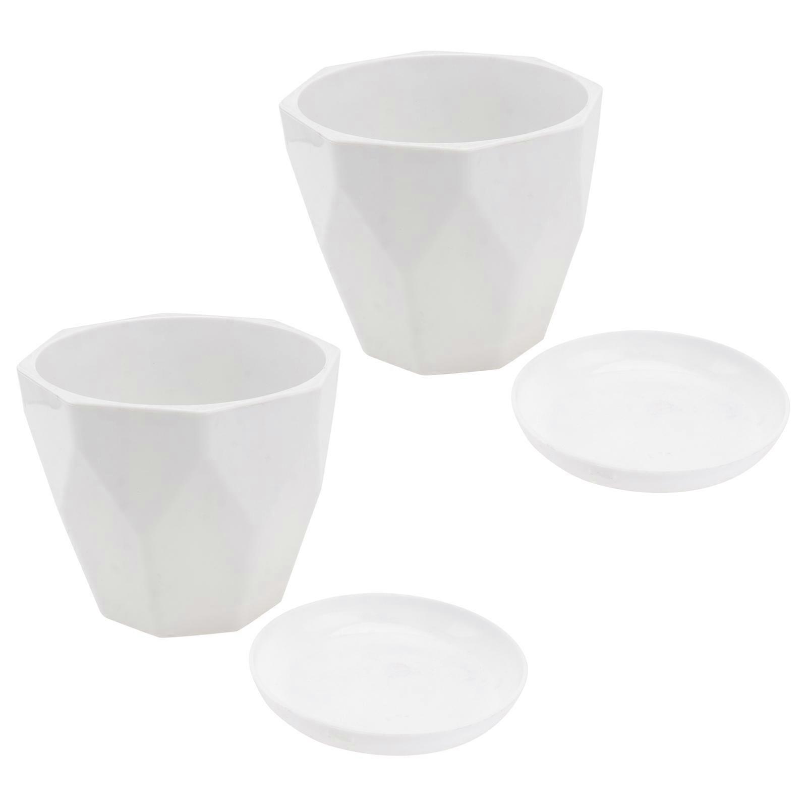 Breathable Root Controlling Gardening Flowerpots Plastic 2Sets