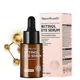 Double Retinol Eye Cream and Serum Anti Aging Formula Reduces Wrinkles Brightens Dark Circles 30ml