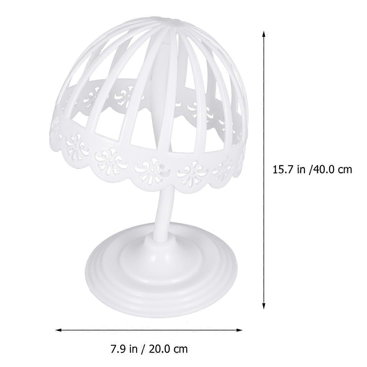 Hat Display Rack Plastic Hat Display Holder for Tabletop Use 2Pcs
