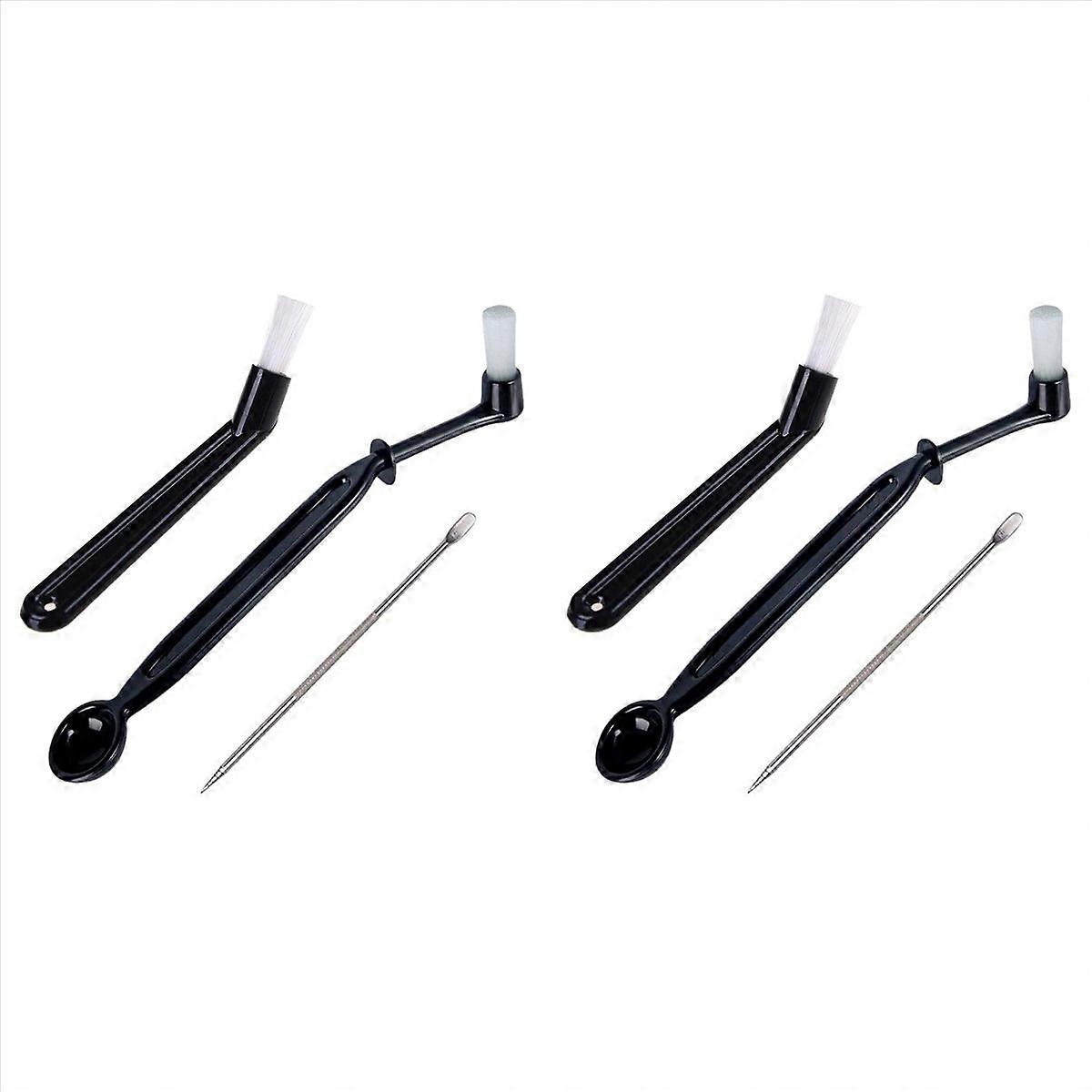 3 Pcs Coffee Cleaning Brush Tool Set for Espresso Machine Group Head