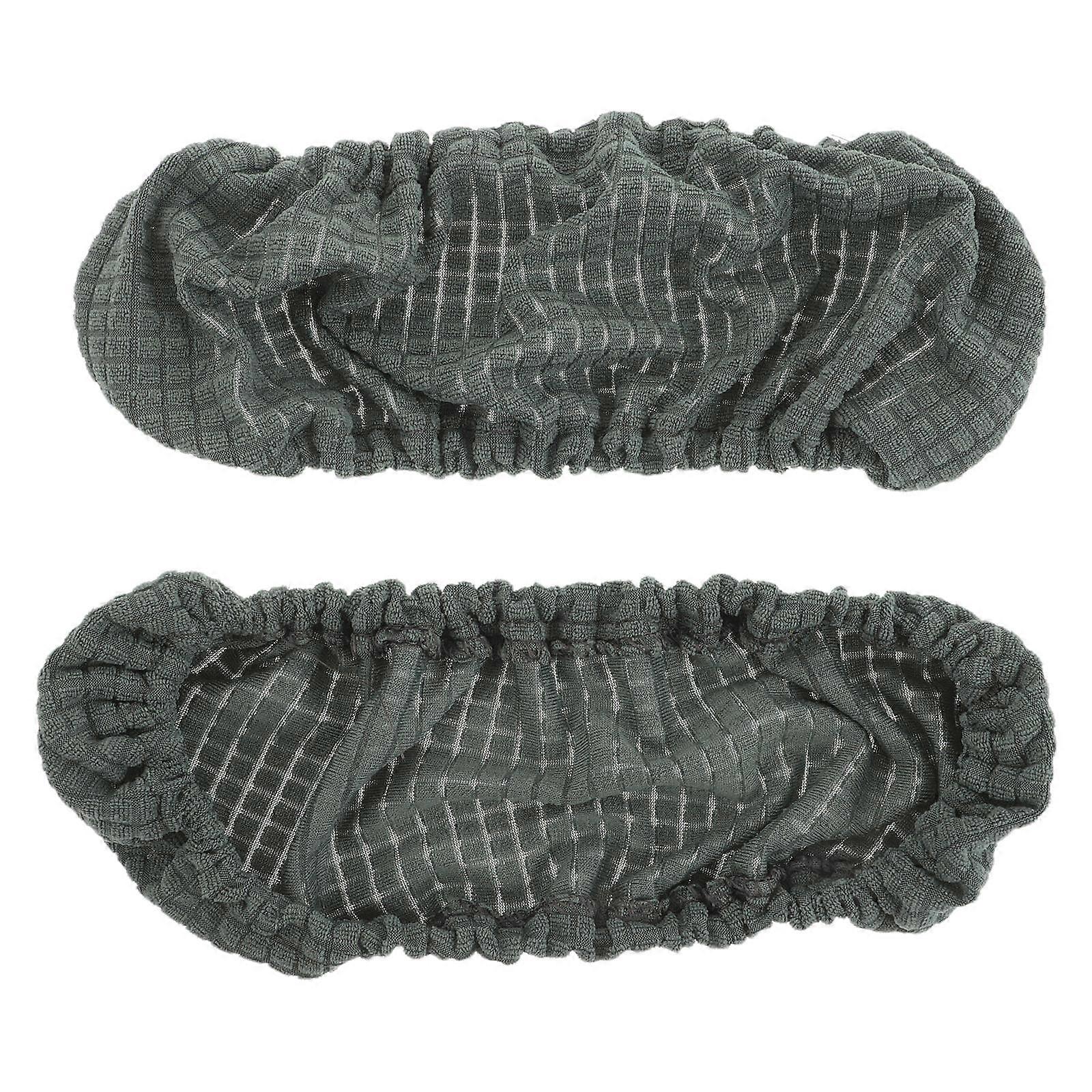 Stretchable Armrest Covers for Office Chair Light Green 1Pair Waterproof