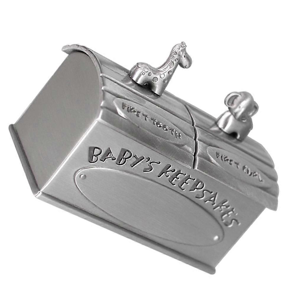 Baby Teeth Storage Case for Safe Keeping 3Pcs Silver Tooth Organizer