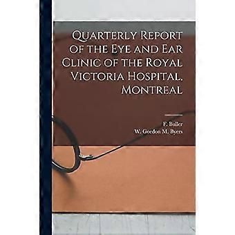 Kvartalsrapport fra øye- og øreklinikken ved Royal Victoria Hospital, Montreal [mikroform]