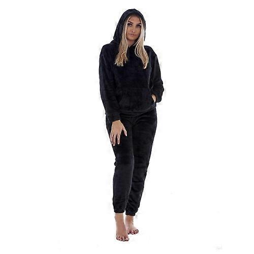 Keanu Womens/Ladies Fleece Pull Over Long Pyjama Set