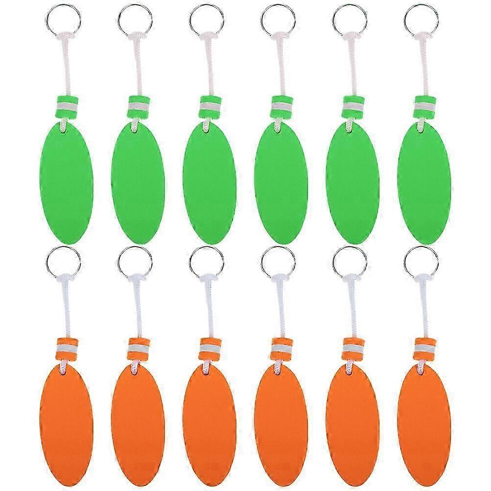 12pcs Floating Key Chains Surfboard Keychains Floating Keychains Keys Pendants