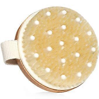 Brosse corporelle de brossage à sec, épurateur exfoliant physique, brosse masseur de drainage lymphatique, brosses anti-cellulite, brosse de bain pour la douche, B naturel