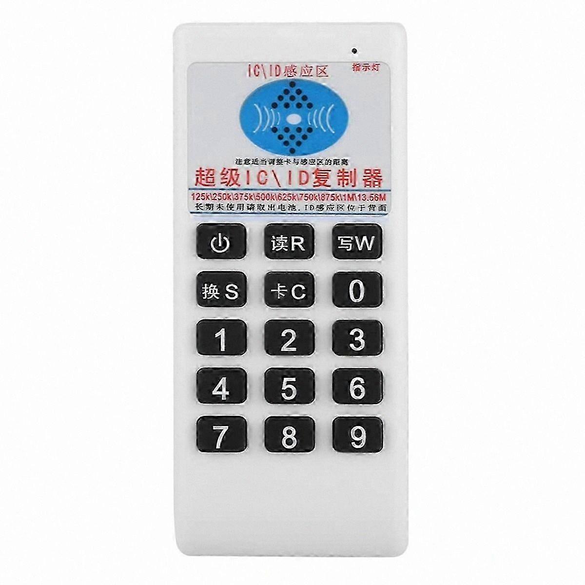 Portable RFID Card Programmer for 125KHz and 13.56MHz Frequency ID IC Cards with Reader Writer Duplicator Functionality