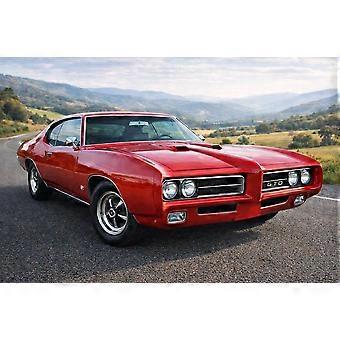 Pontiac GTO 1969 Klassisches amerikanisches Muscle-Car Puzzle-Spiel für Erwachsene und Kinder S0118