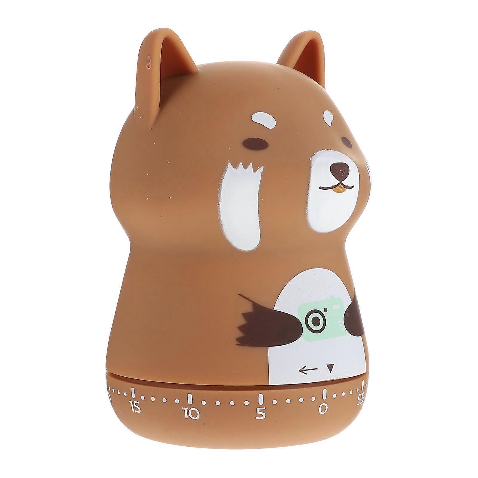 Mechanical Timer Baking Timer with Cartoon Design for Kitchen Use Plastic