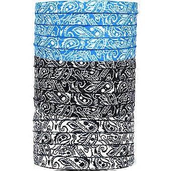 Schnürsenkel für Turnschuhe 3 Paar - 47''/55'' Länge Flache Schnürsenkel, Turnschuhe Stiefel Flache Schuhe Ersatz Schuhbänder Schwarzweiß/Schwarz/Hellblau Pais