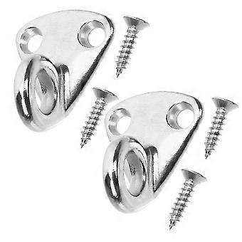 2Pcs Boat Fending Pad Hook Fenders Hook with Pre-hole Boat Ship Deck Hardware for Replace